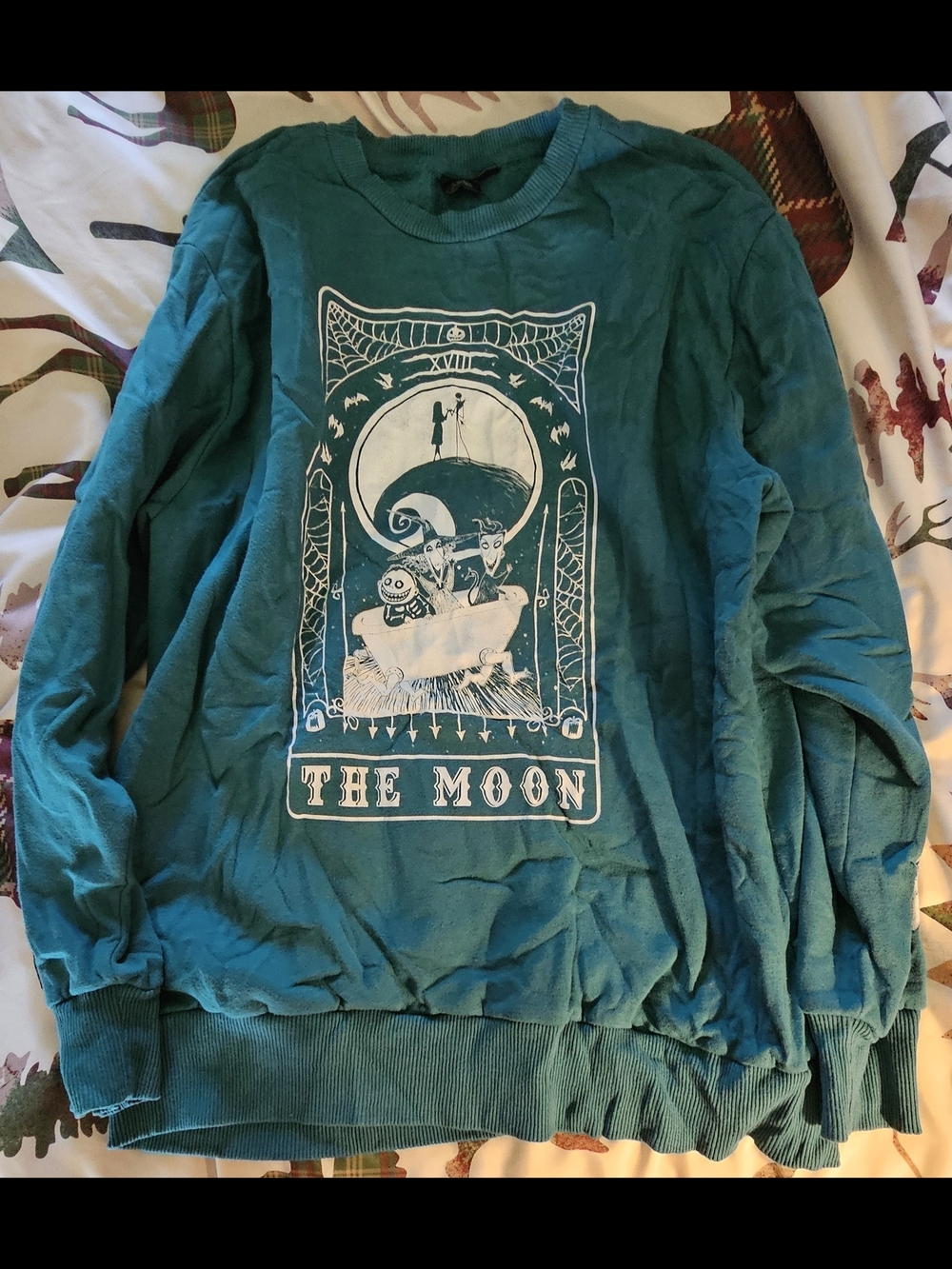 Burton Teal 'The Moon' Graphic Sweatshirt
